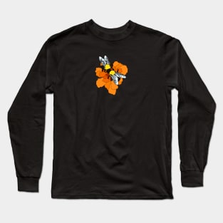 Bees on a flower Long Sleeve T-Shirt